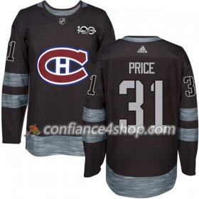Adidas Maillot de Hockey Montreal Canadiens Carey Price 31 1917-2017 100th Anniversary Noir Authentic - Homme